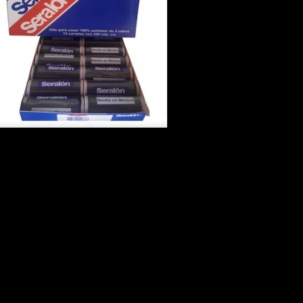 HILO SERALON DE COSTURA 200MTS NEGRO 4000 CAJA C12 C44